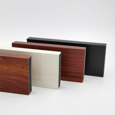 La cuisine en aluminium d'OEM Libye profile l'extrusion en aluminium de grain en bois