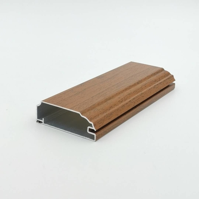 Couleur en bois de profil en aluminium de la cuisine T3 d'Israel Libya 6063