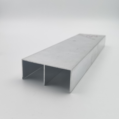 Profil en aluminium coulissant de garde-robe de RoHs MSDS pour le rail de voie de garde-robe