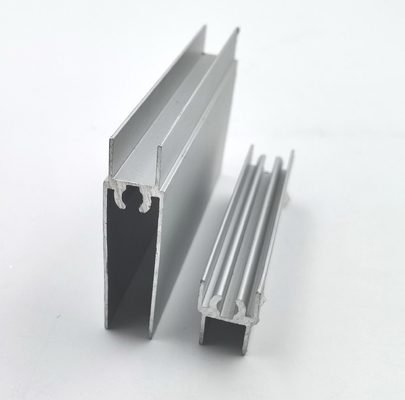 Profil en aluminium de garde-robe de la finition T6 T7 T8 de moulin pour la porte coulissante