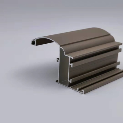 La Libye Algérie 6063 profils en aluminium d'extrusion saupoudrent enduit