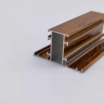 Profil en aluminium de grain de finition en bois de moulin pour la fenêtre et la porte