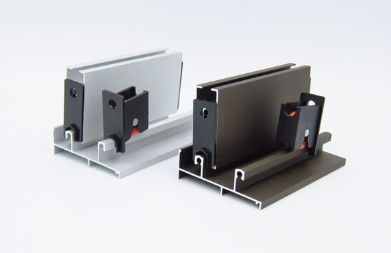 Rouleau en aluminium de matériel des accessoires 100*100 de profil de taille faite sur commande