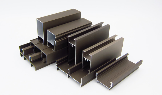Extrusions de fenêtre d'aluminium de profil du Chili Bolivie Peru Anodized Aluminium C