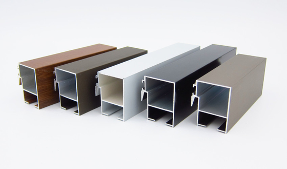 Extrusion en aluminium rectangulaire de Lockstyle anodisant pour la fenêtre de glissement 2507