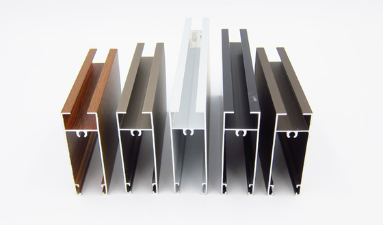 2505 profils de châssis de fenêtre en aluminium de fenêtre de glissement