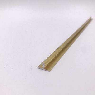 11.7mm T forment des profils en aluminium anodisés passent l'or au bichromate de potasse rose d'or