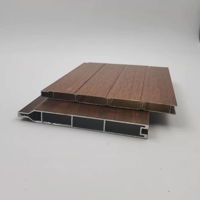 Le tube en aluminium de grain en bois profile 6063 séries