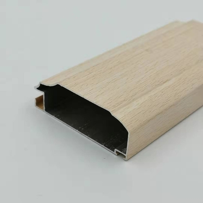 Profils en aluminium de finition en bois de la Libye T5 6063 pour le buffet