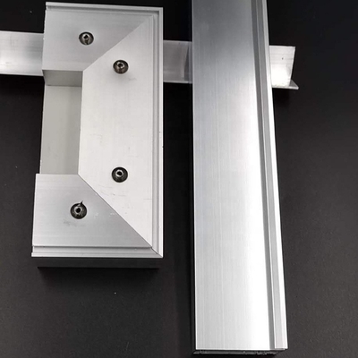 Polonais argenté intelligent de profil en aluminium du buffet T5 6063