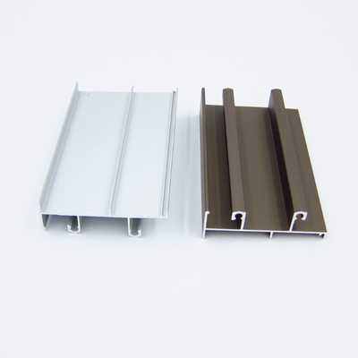 Le profil en aluminium de fenêtre de T4 T5 T6 a anodisé les extrusions en aluminium