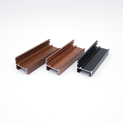 6063 6061 profils de fenêtre en aluminium pour des lignes de la Bolivie Chili
