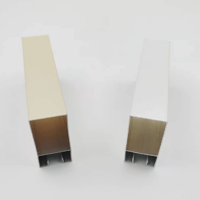 poudre de profil de 5.85M 6.00M Aluminium Sliding Window enduite pour le Nigéria