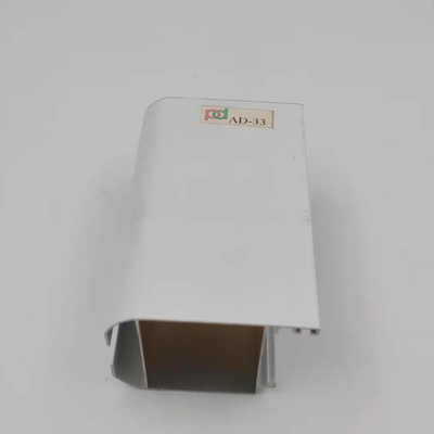 6063 Nigéria ont anodisé le profil en aluminium de fenêtre de tissu pour rideaux d'extrusions