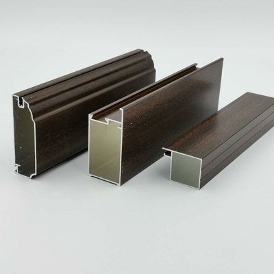 La porte en aluminium faite sur commande du Cabinet T5 de l'Israël 6063 profile la poudre épaisse de 1.2mm enduite