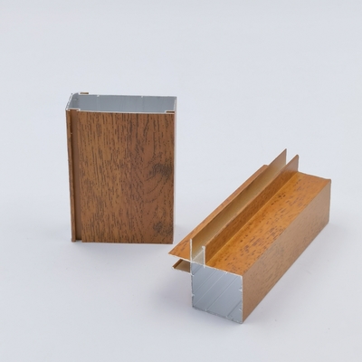 Profiles de cuisine en aluminium de grain de bois de 10 mm pour les décorations