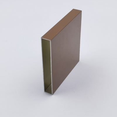 les profils en aluminium de cuisine de l'épaisseur T5 de 0.5mm saupoudrent enduit
