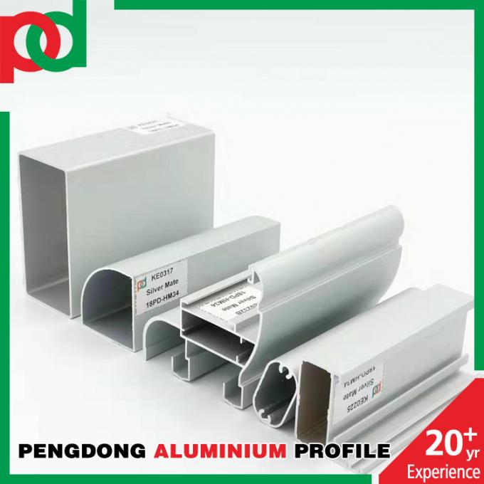 Profil en aluminium anodisé pour des fenêtres du Congo Togo