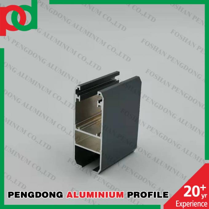Profil en aluminium d'extrusion de fenêtre de glissement de la Gambie