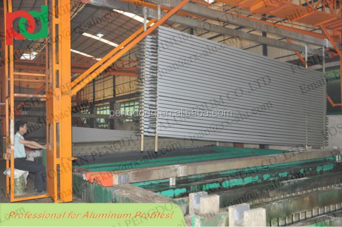Profil en aluminium de la Libye avec brillant argenté anodisé
