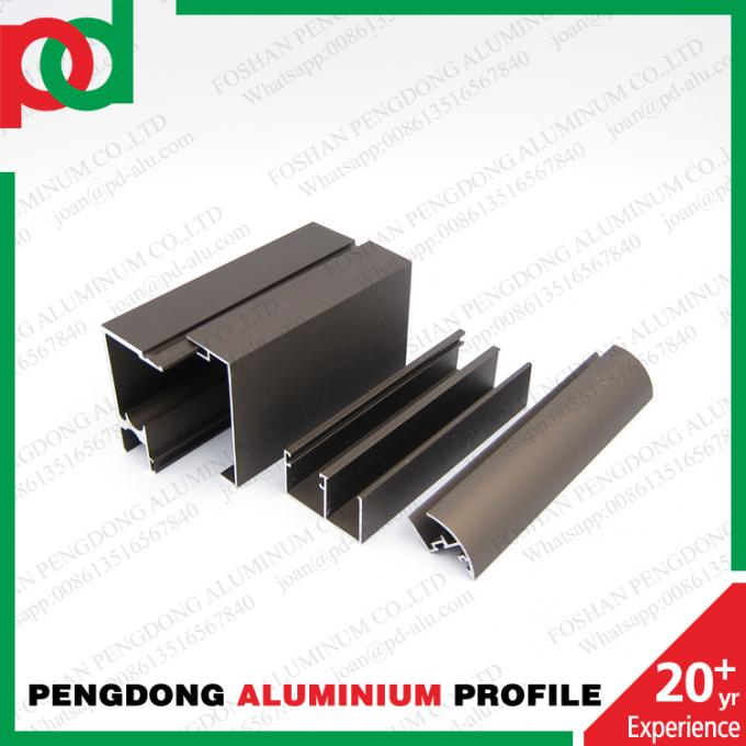 Profils en aluminium pour la boîte en verre vers la Bolivie Linea 73