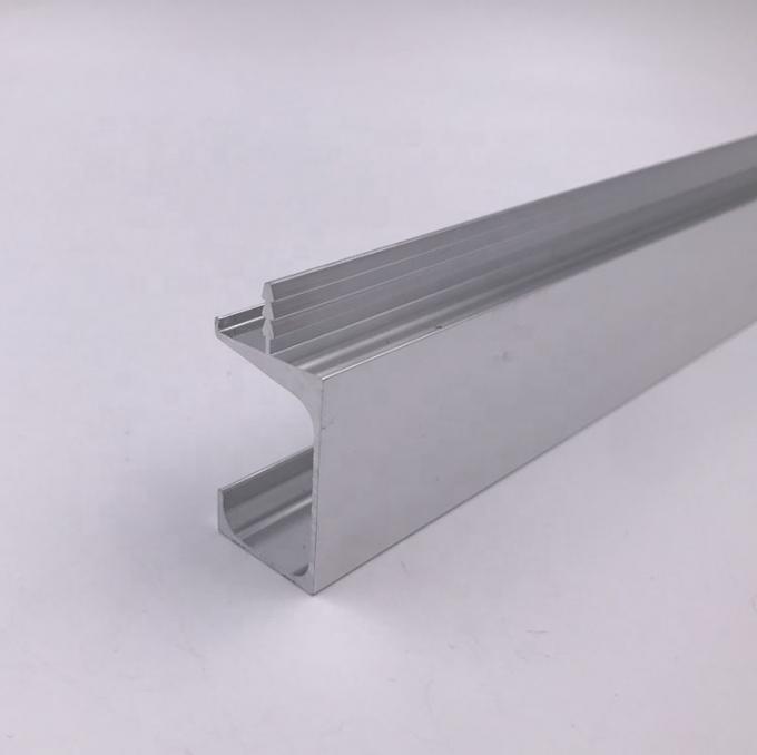 Profil en aluminium de la Libye avec brillant argenté anodisé
