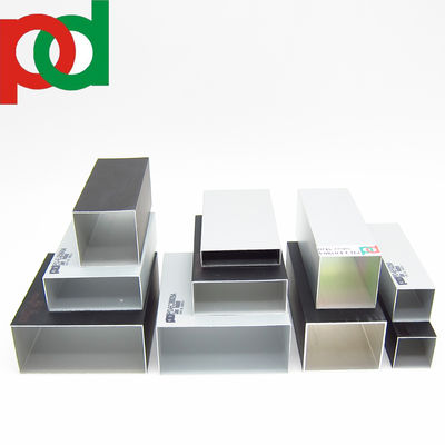 Bon prix 6063 T5 Tubes en aluminium Tubes creux rectangulaires en aluminium carrés en aluminium en ligne