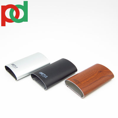 Bon prix 6M Longueur Plata Mate Noir Couleur bois Profils de poignée en aluminium avec finition anodisée en bronze et différentes tailles en ligne