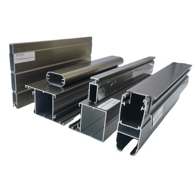 Bon prix Profil d'aluminium anodisé 6063 de qualité Champagne pour portes et fenêtres d'une longueur de 5,8 mètres en ligne