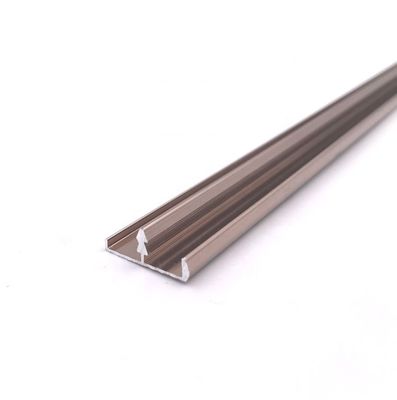 Bon prix 16.3mm T forment des profils de moulage de polissage d'équilibre carré en aluminium de bord en ligne