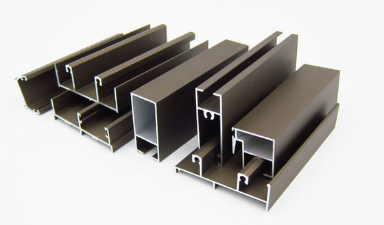 Bon prix Les cadres en aluminium de profil de fenêtre de glissement T5 de la coutume 6063 saupoudrent le revêtement en ligne