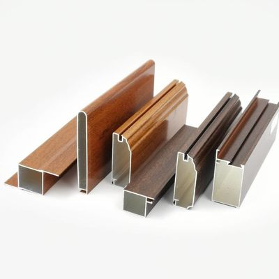 Bon prix Couleur en bois de profil en aluminium de la cuisine T3 d'Israel Libya 6063 en ligne