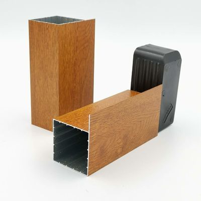 Bon prix La poudre en aluminium de grain en bois de profil de cuisine de la Libye 6063 a enduit en ligne