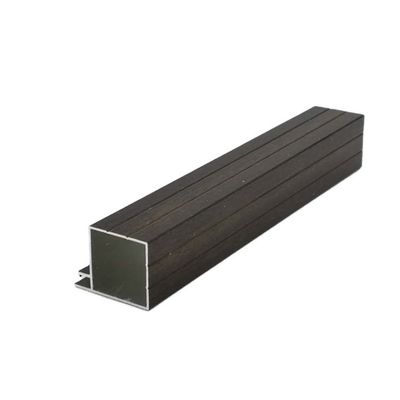 Bon prix 5.8M Profiles en aluminium revêtus de poudre de grains de bois pour armoires de cuisine en ligne