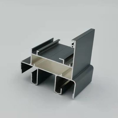 Bon prix La fenêtre de tissu pour rideaux de la Gambie profile 6063 formes en aluminium expulsées par T6 en ligne